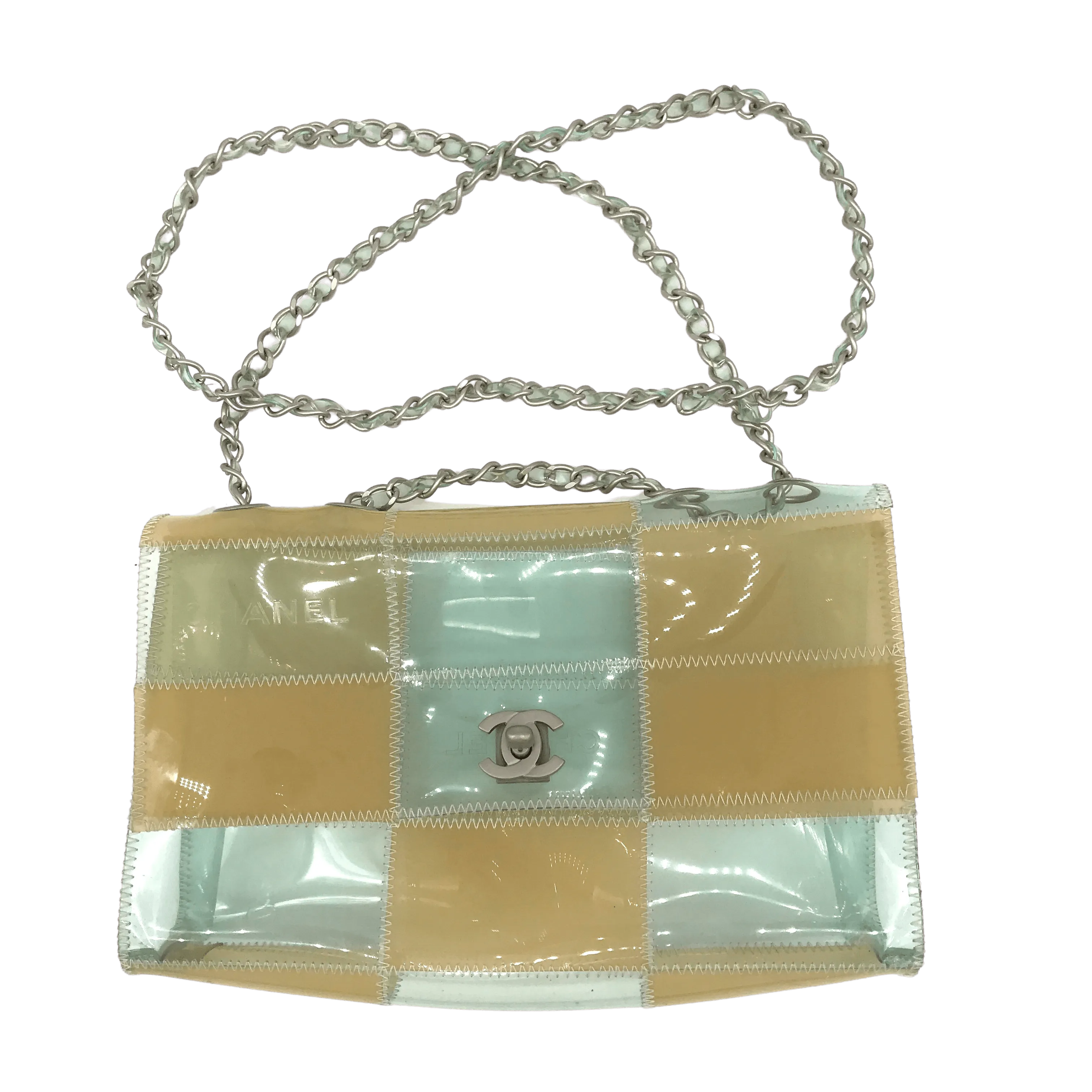 Vintage Chanel Vinyl Shoulder Bag (COLLECTIBLE)
