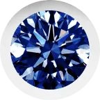 White Gold, Blue Sapphire Letter