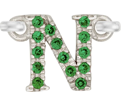 White Gold, Green Garnet Letter