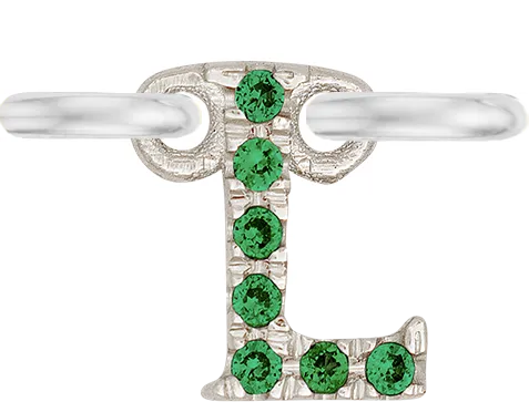 White Gold, Green Garnet Letter