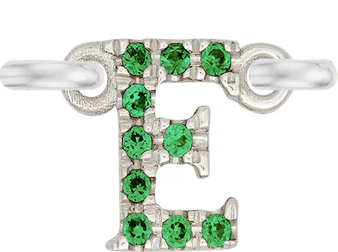 White Gold, Green Garnet Letter