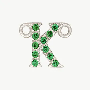 White Gold, Green Garnet Letter