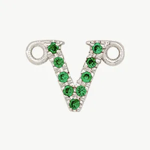White Gold, Green Garnet Letter