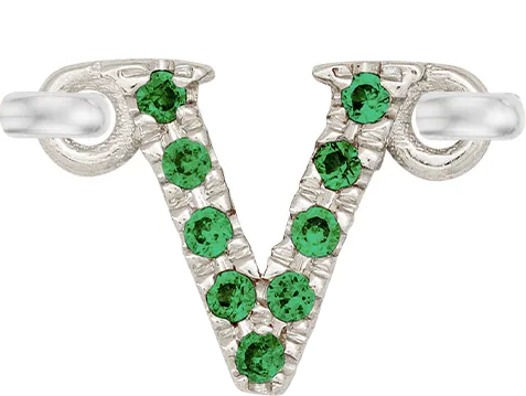 White Gold, Green Garnet Letter