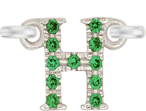White Gold, Green Garnet Letter