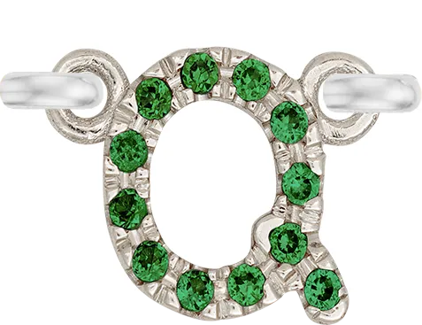 White Gold, Green Garnet Letter