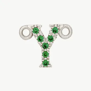 White Gold, Green Garnet Letter