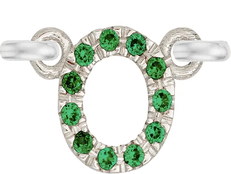 White Gold, Green Garnet Letter
