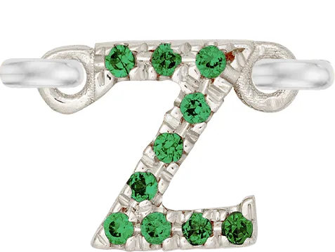 White Gold, Green Garnet Letter