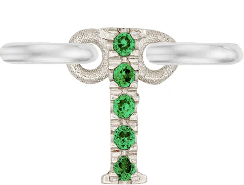 White Gold, Green Garnet Letter