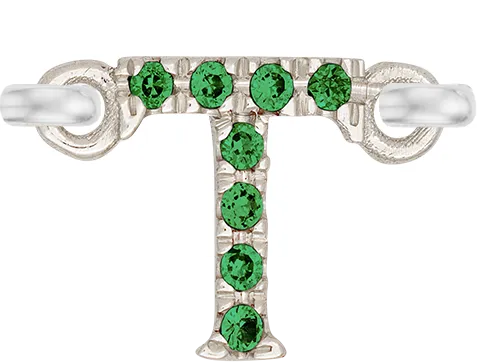 White Gold, Green Garnet Letter
