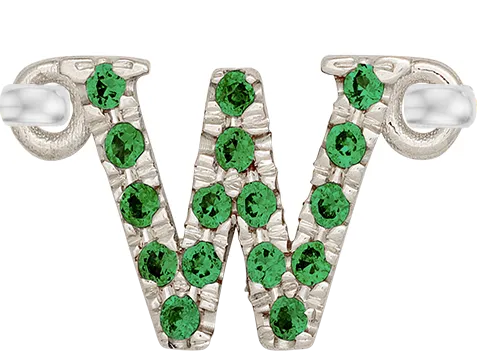White Gold, Green Garnet Letter
