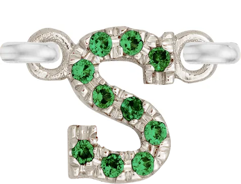 White Gold, Green Garnet Letter