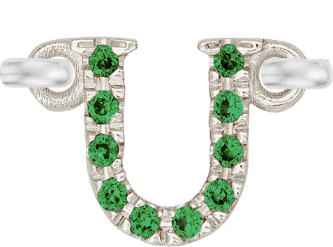 White Gold, Green Garnet Letter