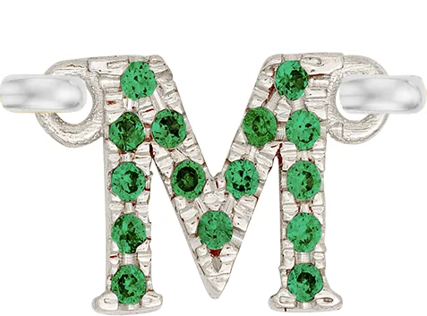 White Gold, Green Garnet Letter