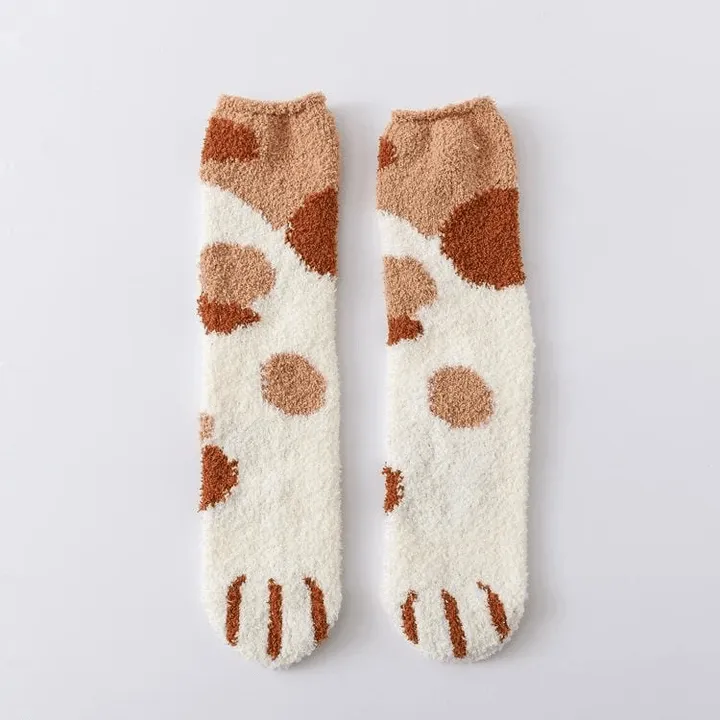 Winter Cat Claws - Cute Floor Sock (2 pairs set)