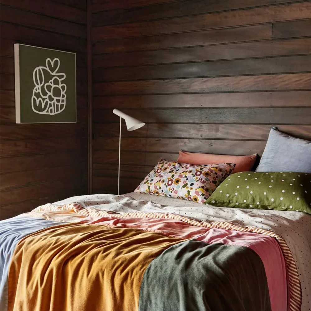 Winter Heirloom Velvet Bedspread