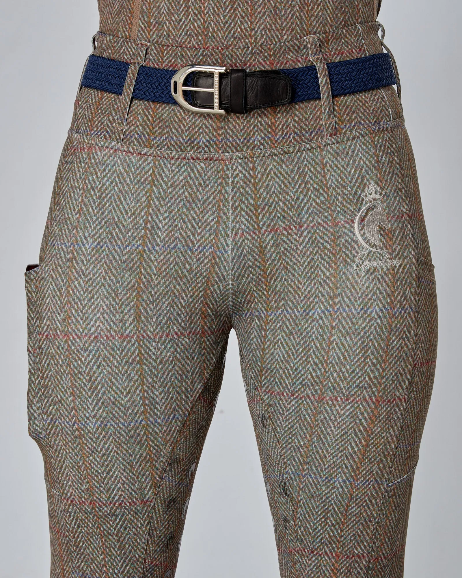 WINTER Tweed Effect Riding Leggings - Full Grip
