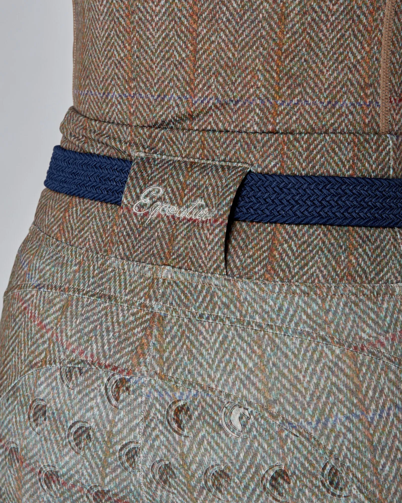 WINTER Tweed Effect Riding Leggings - Full Grip
