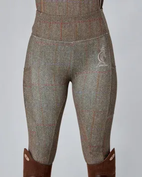 WINTER Tweed Effect Riding Leggings - No Grip