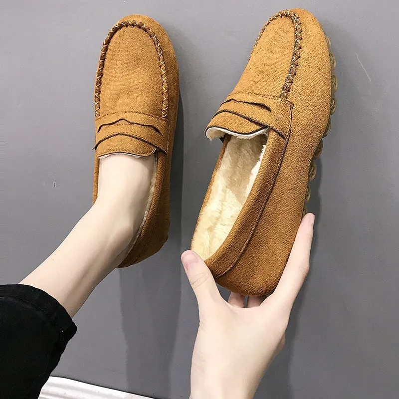 Women Short Plush Winter Shoes
